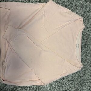 Hollister Soft Pink Off the Shoulder Sweatshirt